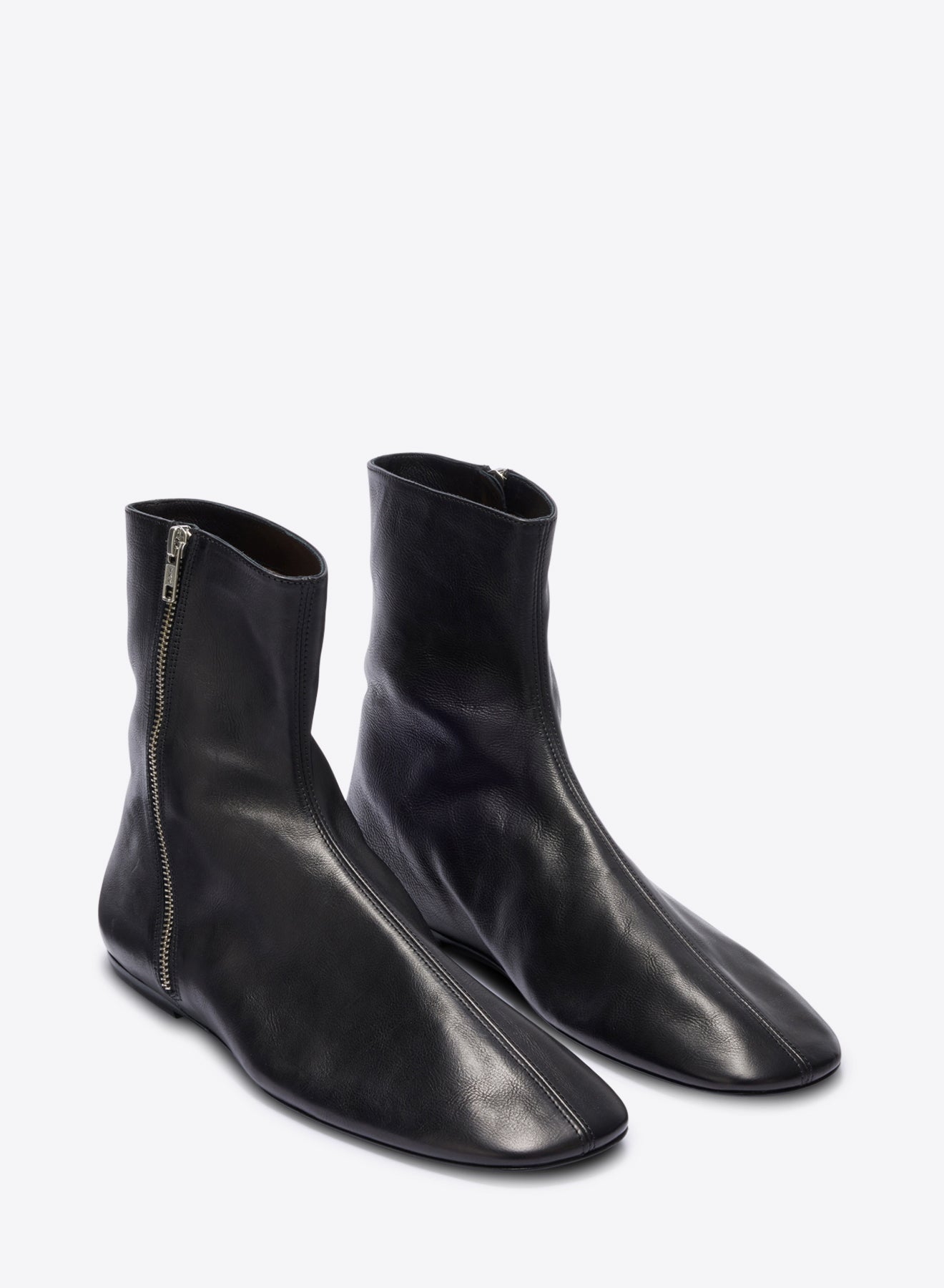 Leather Sock Boots