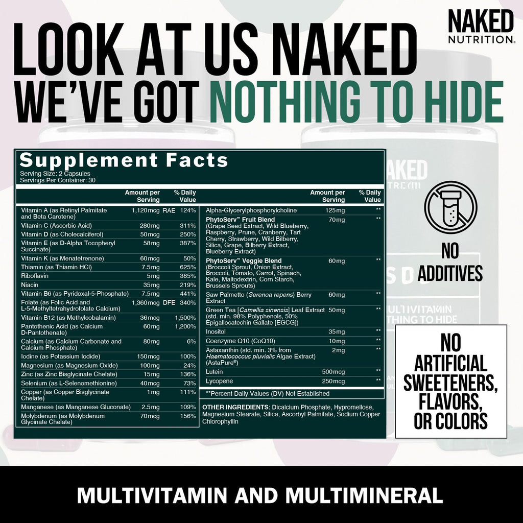 Multivitamin for Men - Mens Made for Easy, Consistent Everyday Use