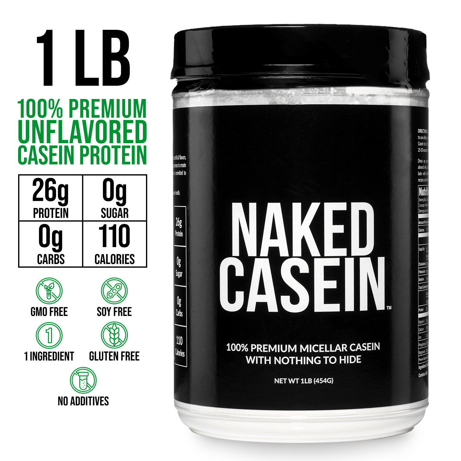 Micellar Casein Protein Powder Made for Shakes, Smoothies and Recipes
