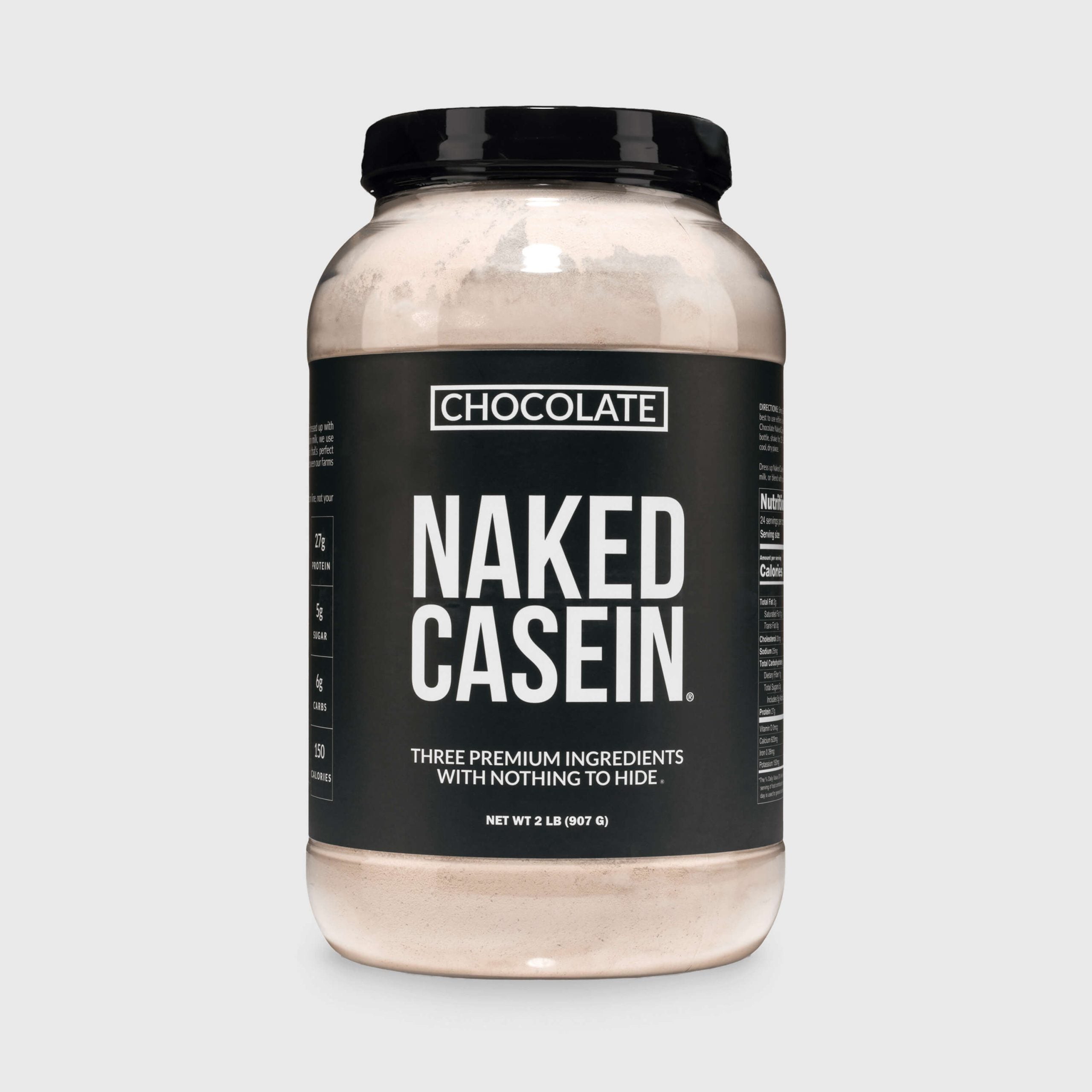 Chocolate Casein Protein Powder - Chocolate Made for Shakes, Smoothies and Recipes