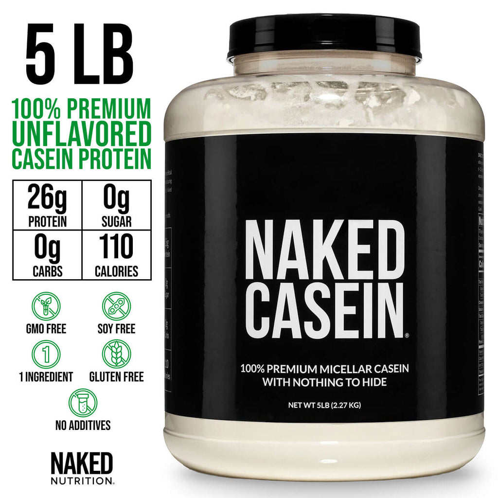 Micellar Casein Protein Powder - Unflavored - Value Size Made for Shakes, Smoothies and Recipes