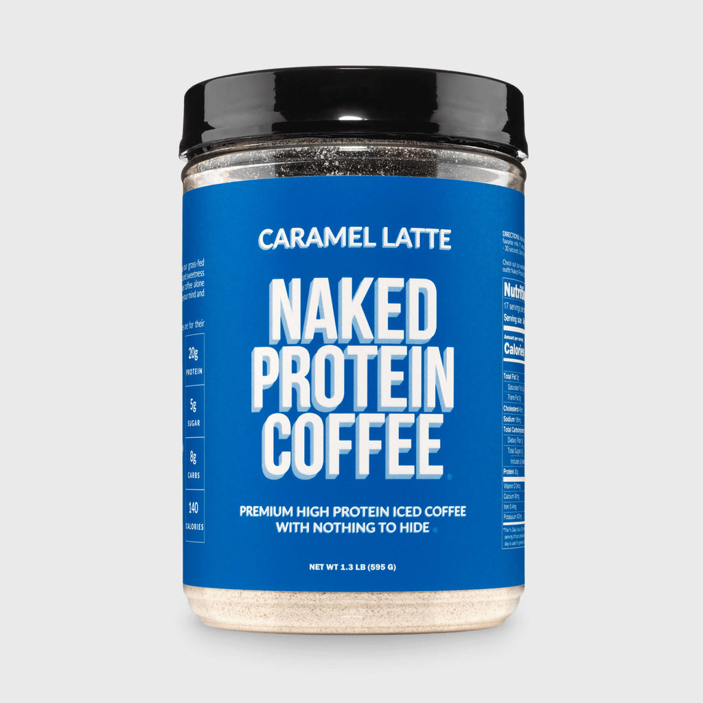 Caramel Latte Protein Iced Coffee - Caramel Latte Made for Quick Coffee - Based Protein Drinks