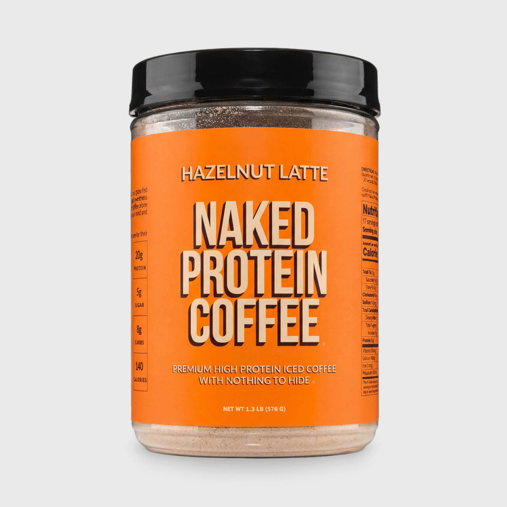 Hazelnut Latte Protein Iced Coffee - Hazelnut Latte Made for Quick Coffee - Based Protein Drinks