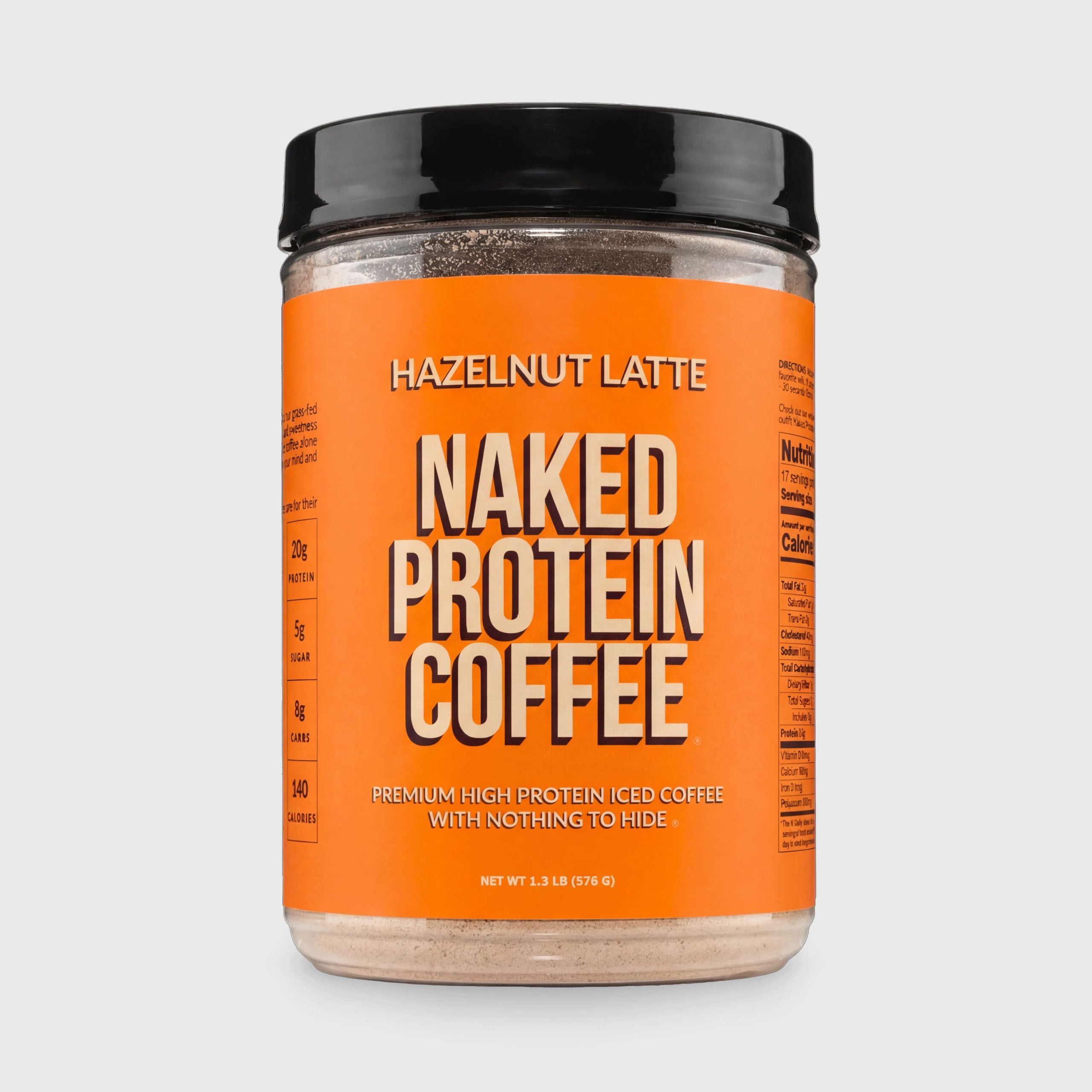 Hazelnut Latte Protein Iced Coffee - Hazelnut Latte Made for Quick Coffee - Based Protein Drinks