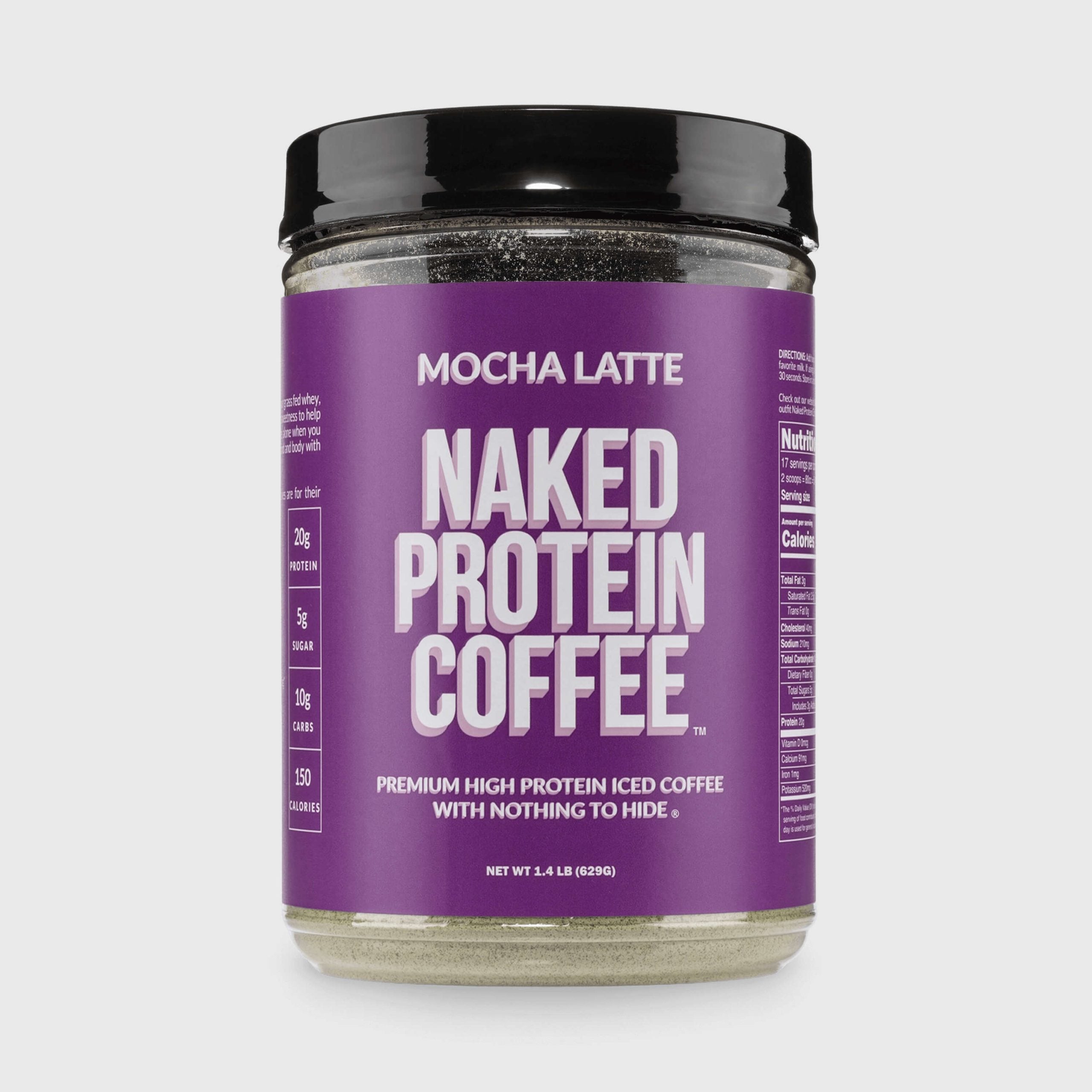 Mocha Latte Protein Iced Coffee - Mocha Latte Made for Quick Coffee - Based Protein Drinks
