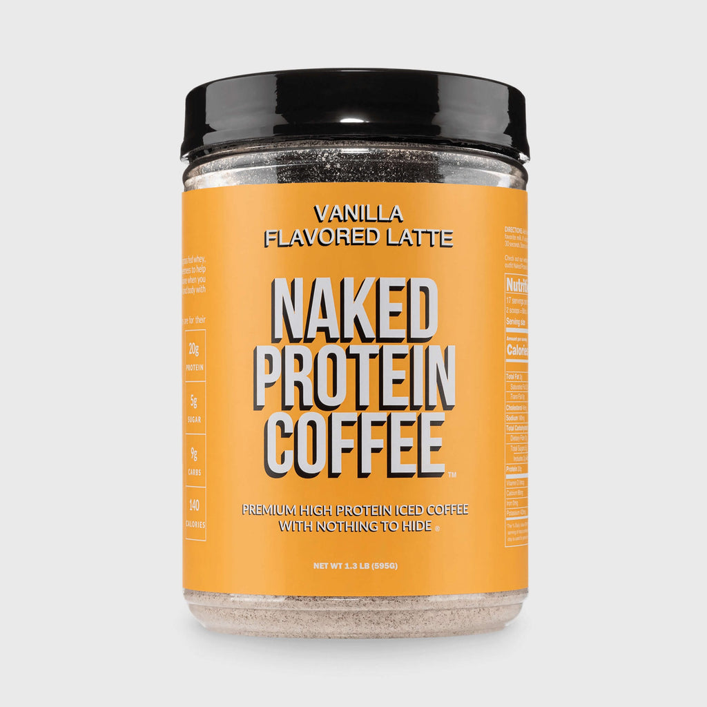 Vanilla Latte Protein Iced Coffee - Vanilla Latte Made for Quick Coffee - Based Protein Drinks