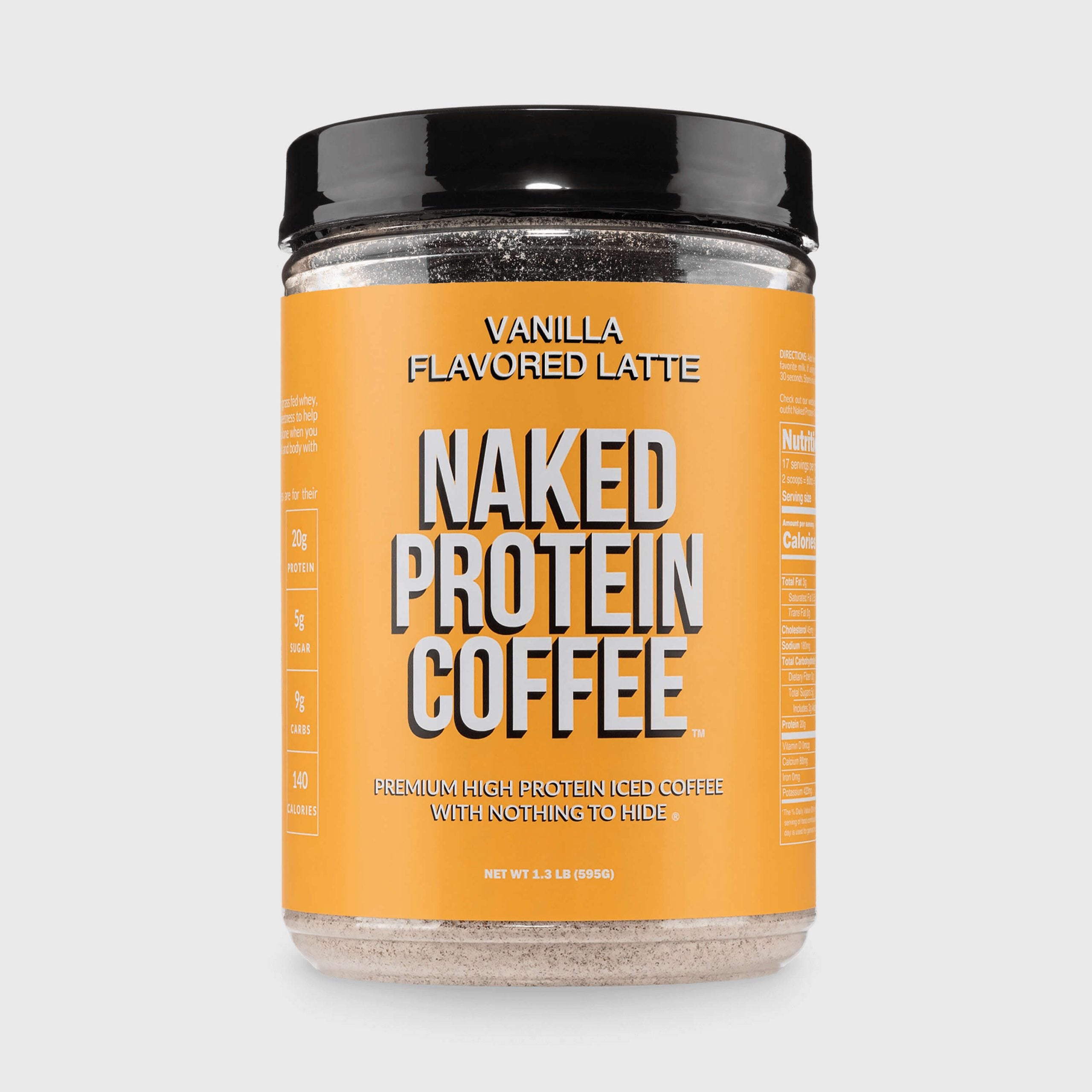 Vanilla Latte Protein Iced Coffee - Vanilla Latte Made for Quick Coffee - Based Protein Drinks