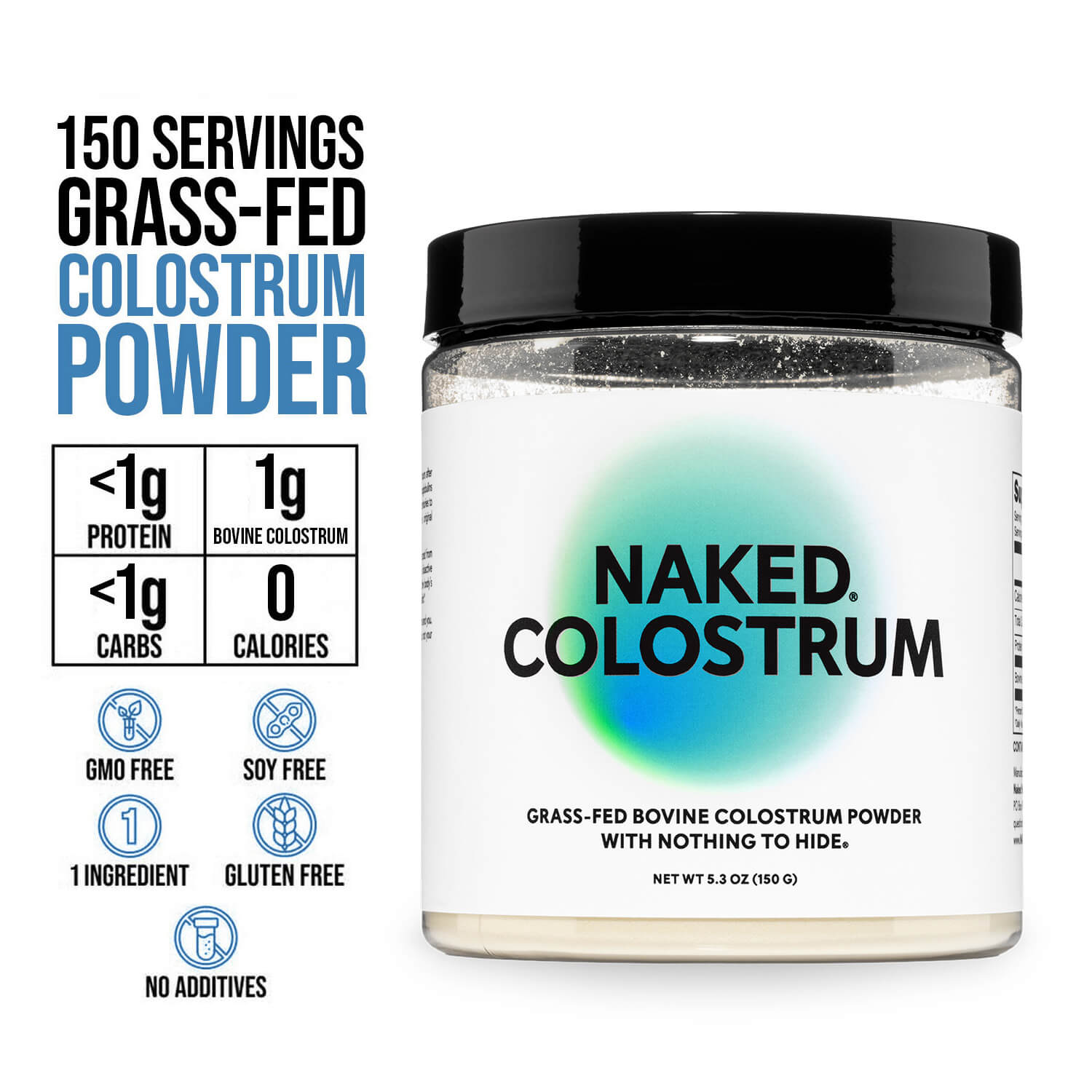 Grass - Fed Colostrum Powder - Colostrum Powder Made for Convenient Daily Collagen Use