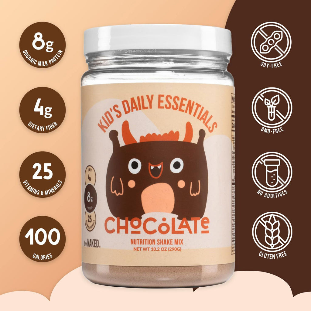 Kids Nutrition Shake - Chocolate Formula Made for Convenient At - Home Use