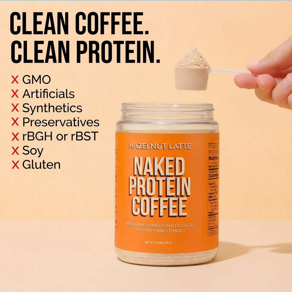 Hazelnut Latte Protein Iced Coffee - Hazelnut Latte Made for Quick Coffee - Based Protein Drinks