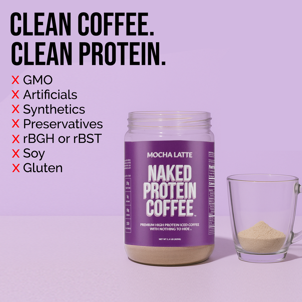 Mocha Latte Protein Iced Coffee - Mocha Latte Made for Quick Coffee - Based Protein Drinks