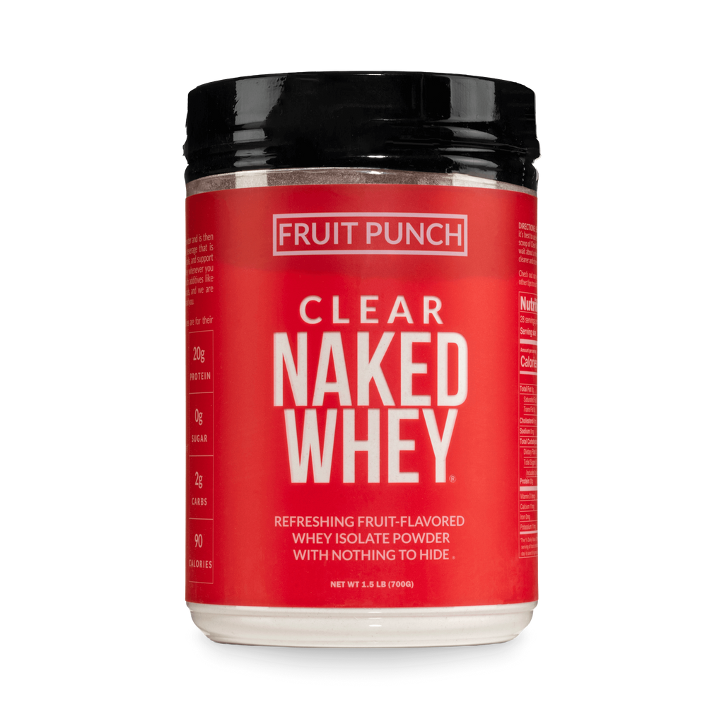 Fruit Punch Whey Protein Isolate - Fruit Punch Made for Flexible Home or Travel Use