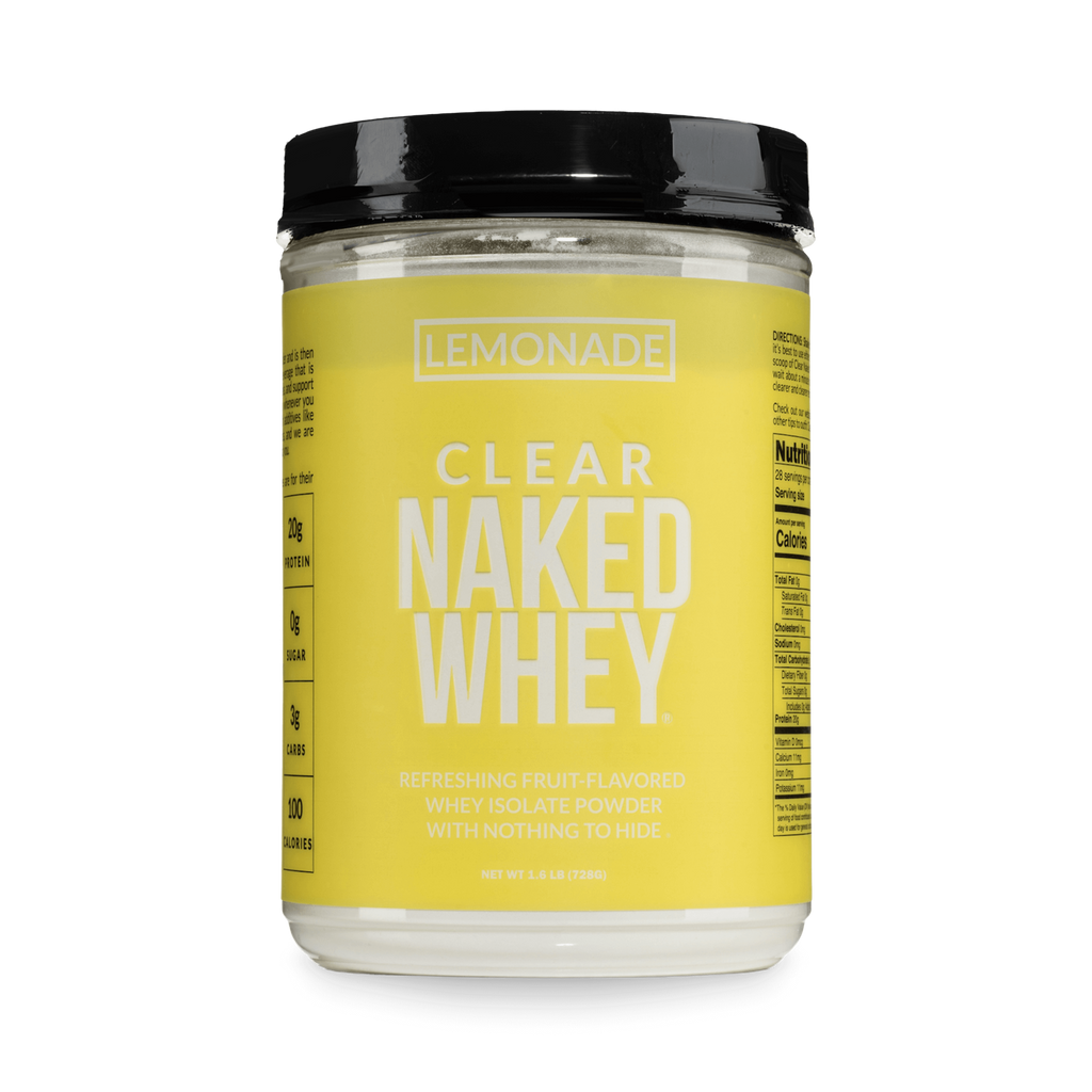 Lemonade Whey Protein Isolate - Lemonade Made for Flexible Home or Travel Use