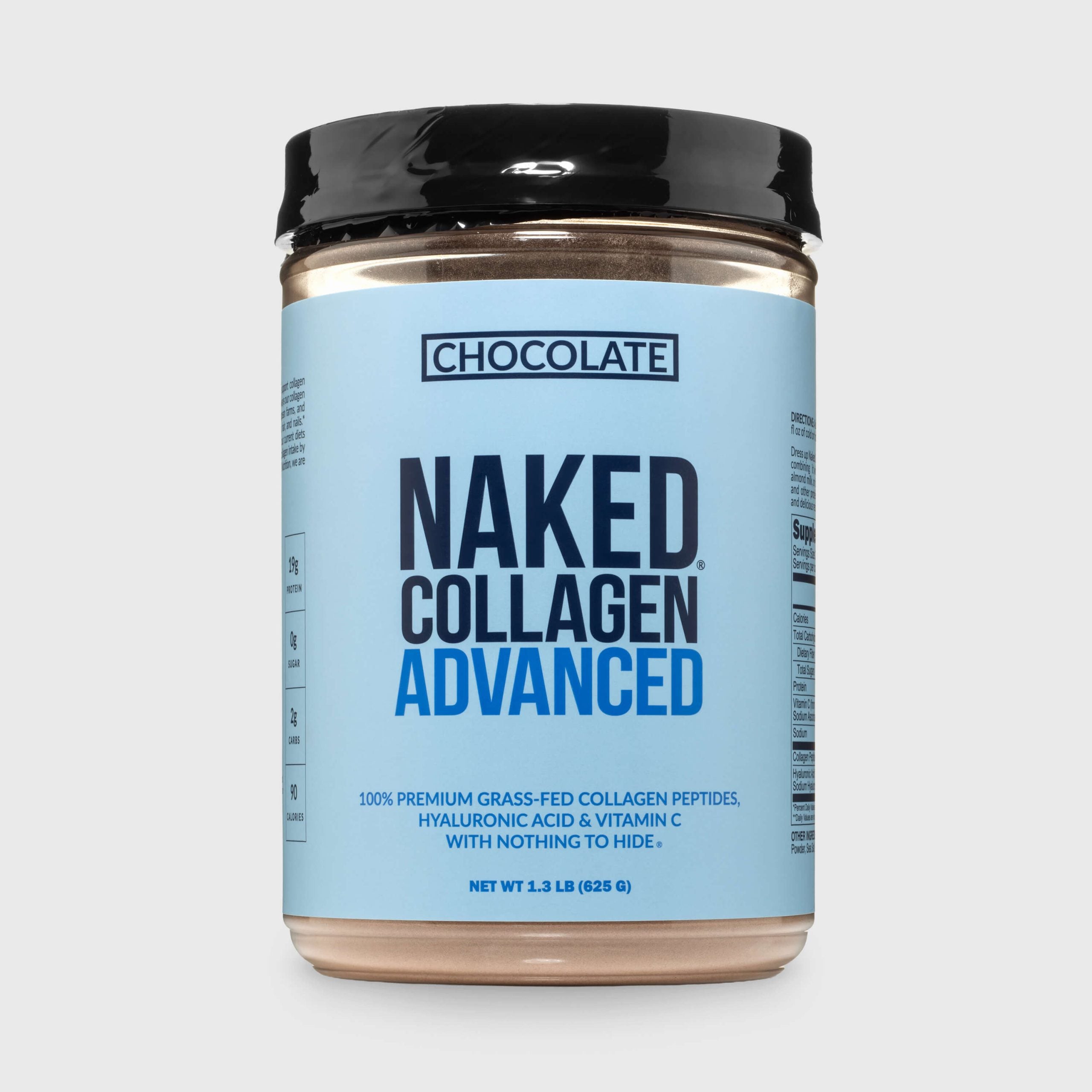 Chocolate Collagen Peptides with Hyaluronic Acid - Chocolate Advanced Collagen Peptides Made for Flexible Routines