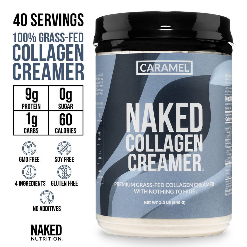 Caramel Coffee Creamer - Caramel Collagen Creamer Made for Quick Coffee - Based Protein Drinks