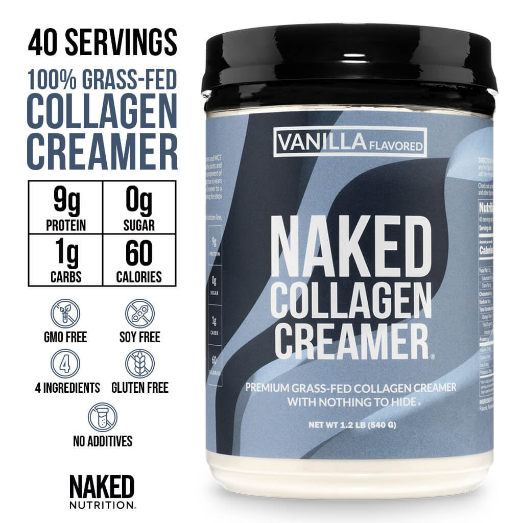 Vanilla Collagen Creamer - Vanilla Collagen Creamer Made for Quick Coffee - Based Protein Drinks