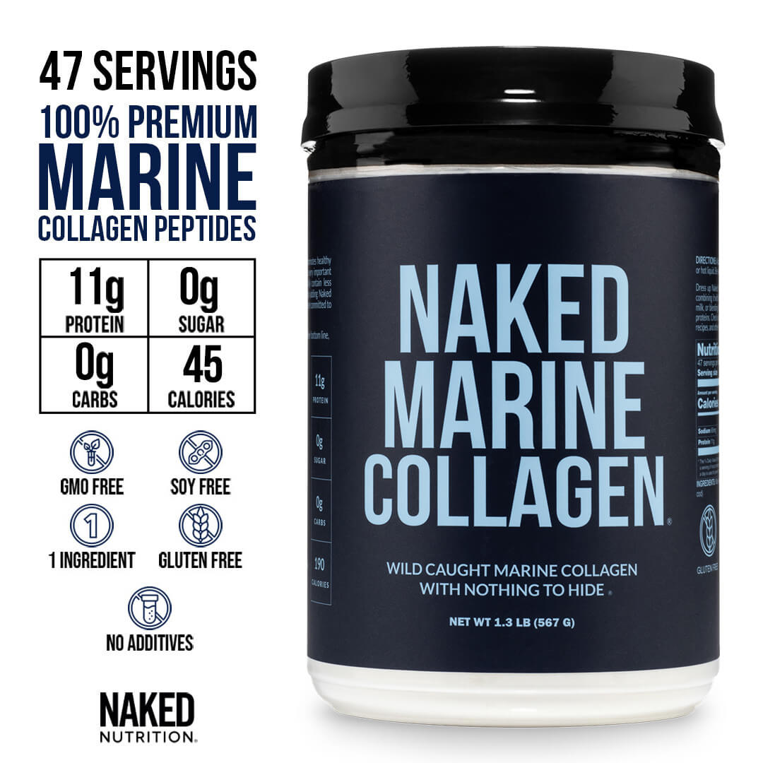 Marine Collagen Peptides Protein Powder - Marine Collagen Made for Convenient Daily Collagen Use