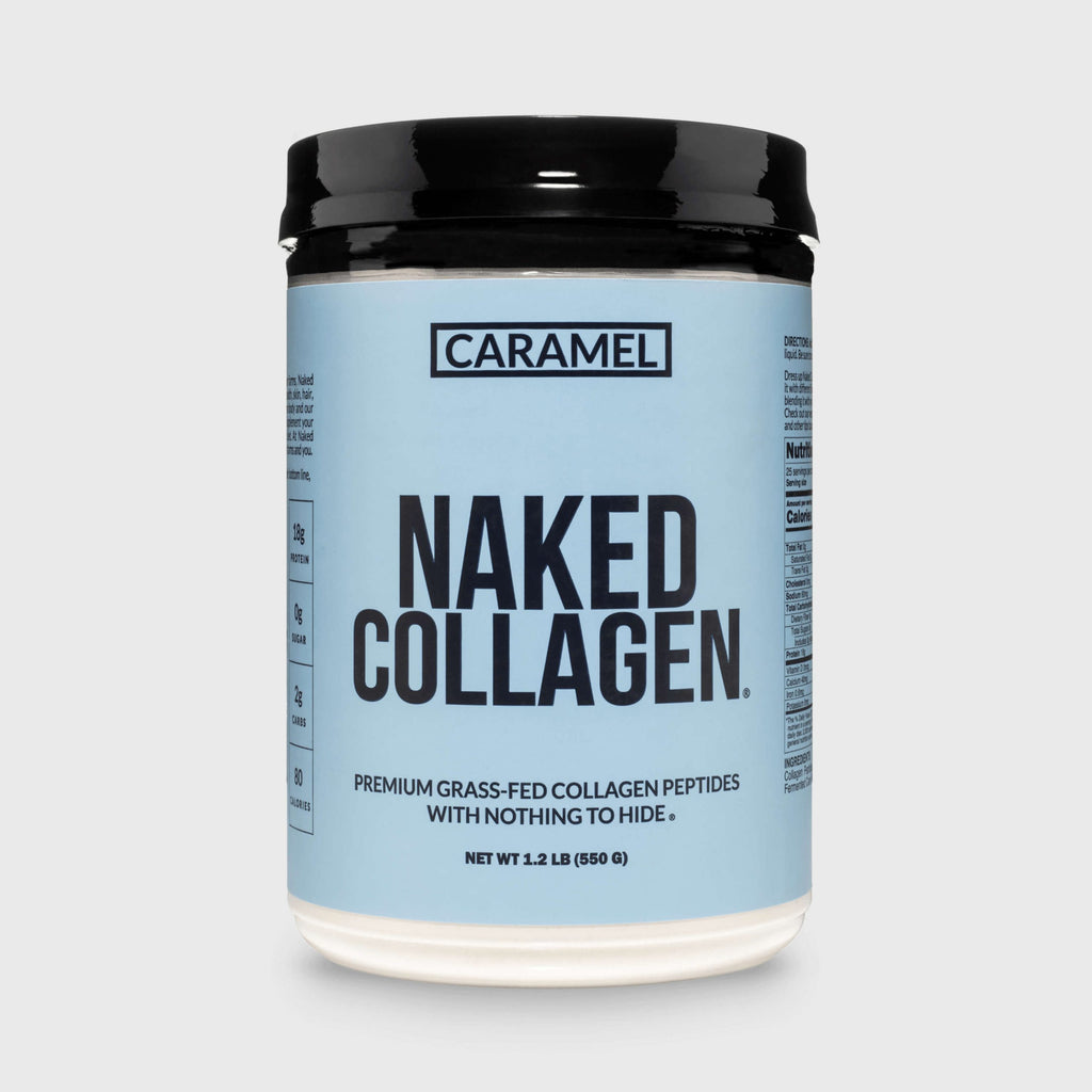 Caramel Collagen Peptides Powder - Caramel Collagen Peptides Made for Convenient Daily Collagen Use