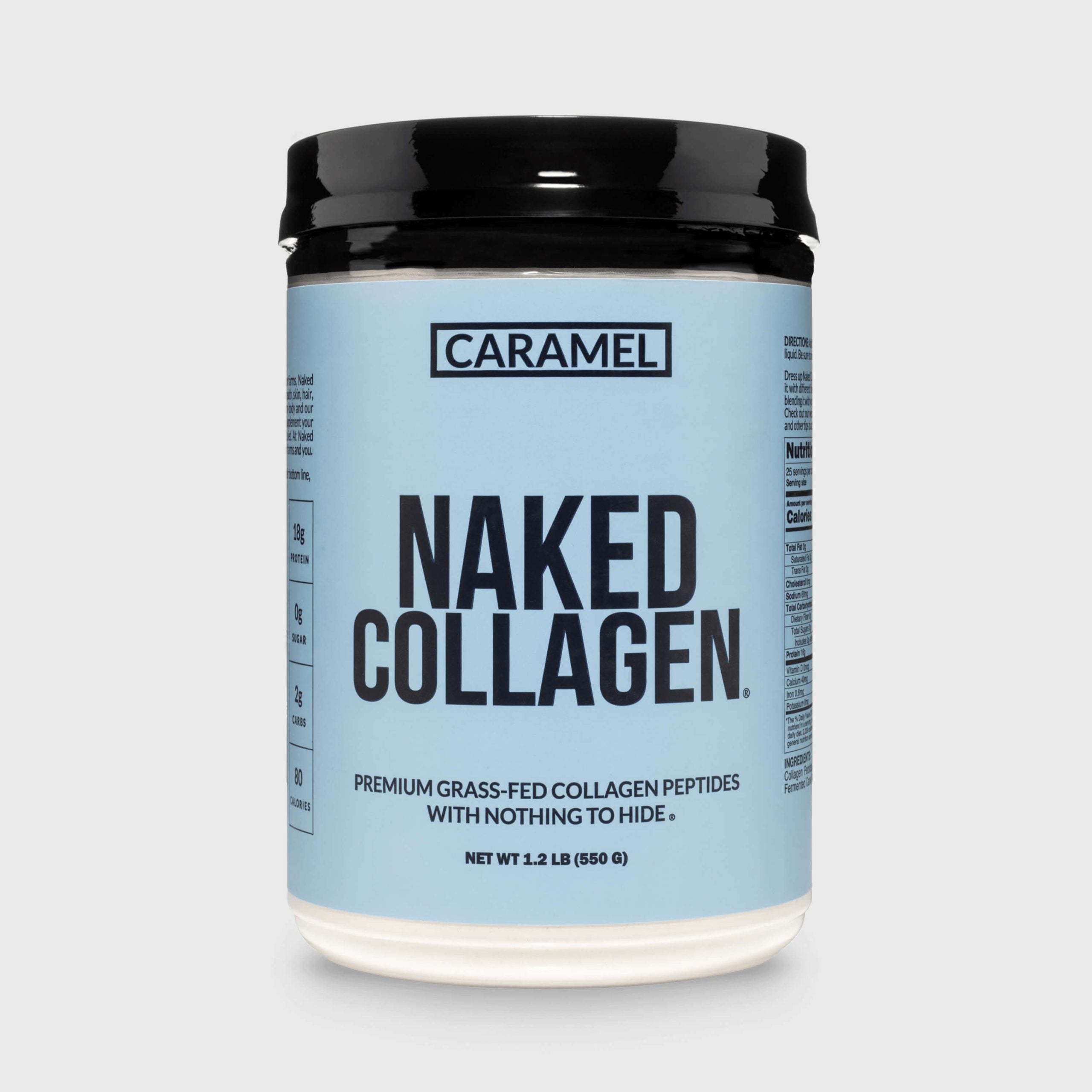 Caramel Collagen Peptides Powder - Caramel Collagen Peptides Made for Convenient Daily Collagen Use