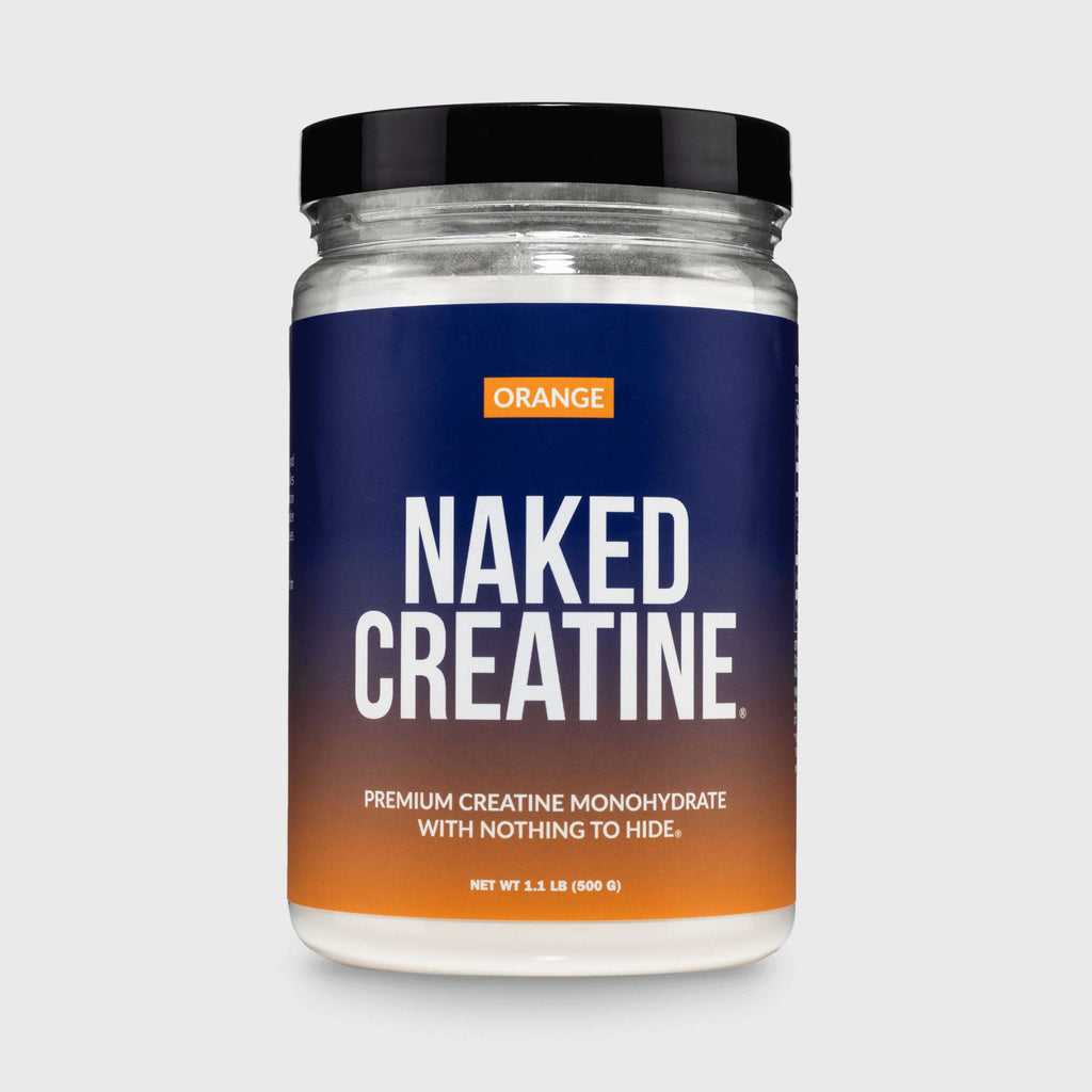 Orange Creatine Monohydrate Powder - Orange Made for Quick Mixing Around Workouts