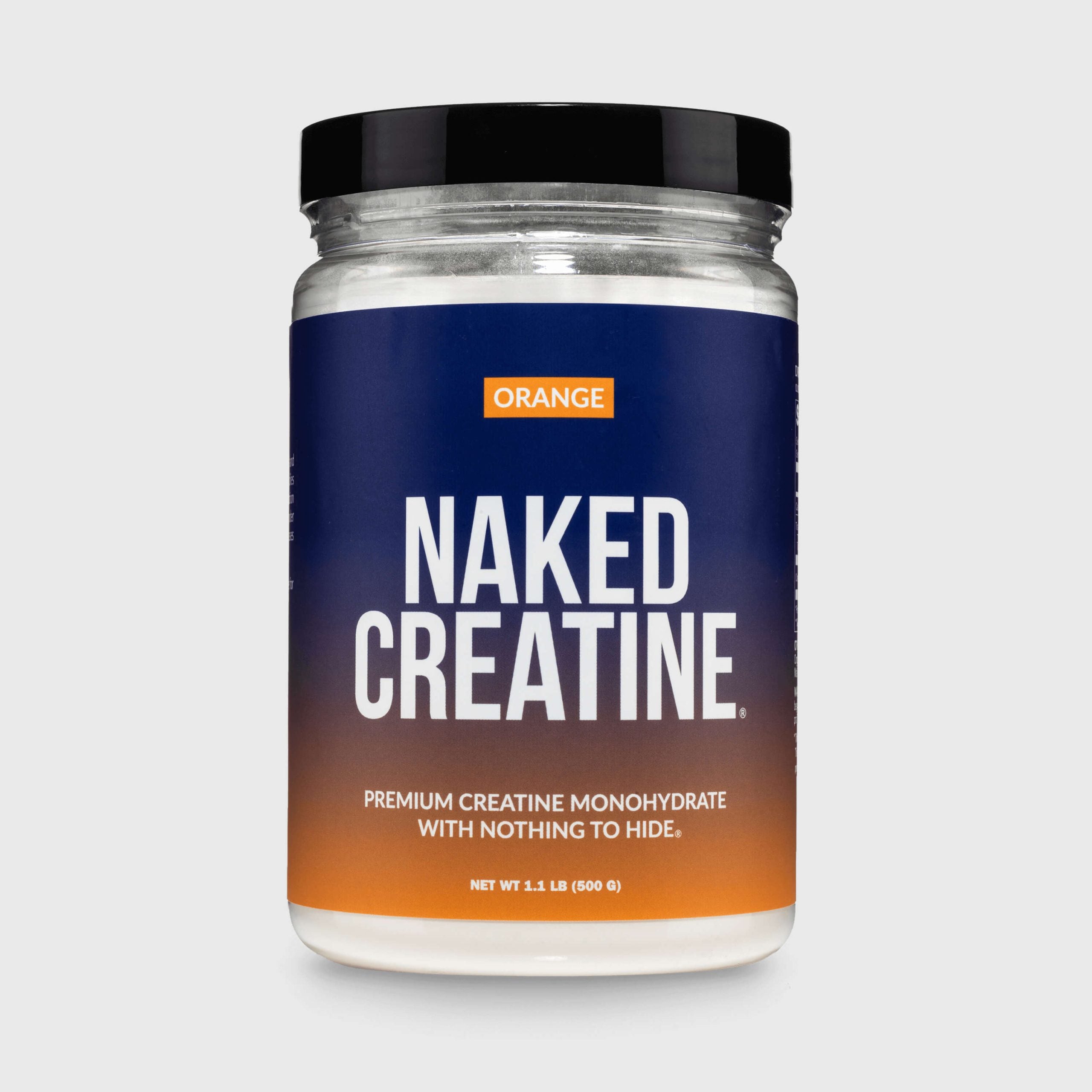 Orange Creatine Monohydrate Powder - Orange Made for Quick Mixing Around Workouts