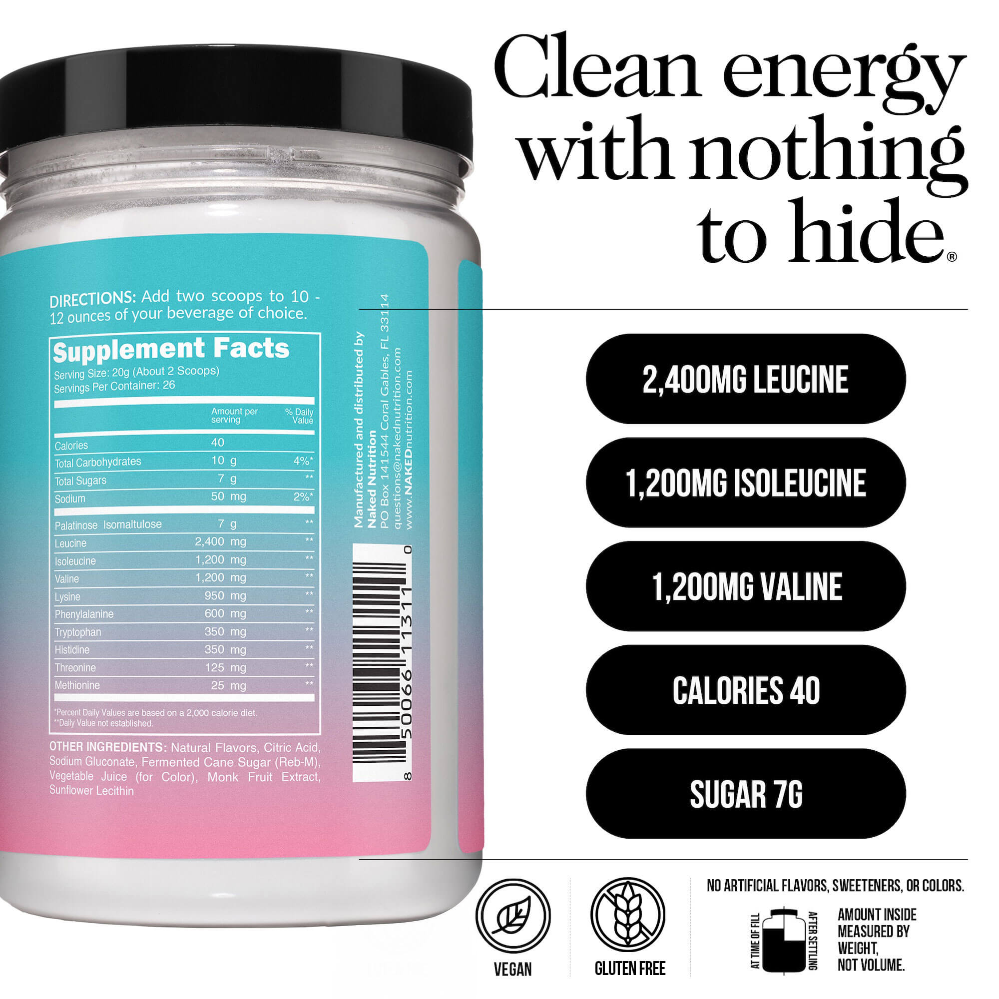 Strawberry Lemonade Essential Amino Acids Supplement - Strawberry EAA Made for Quick Mixing Around Workouts
