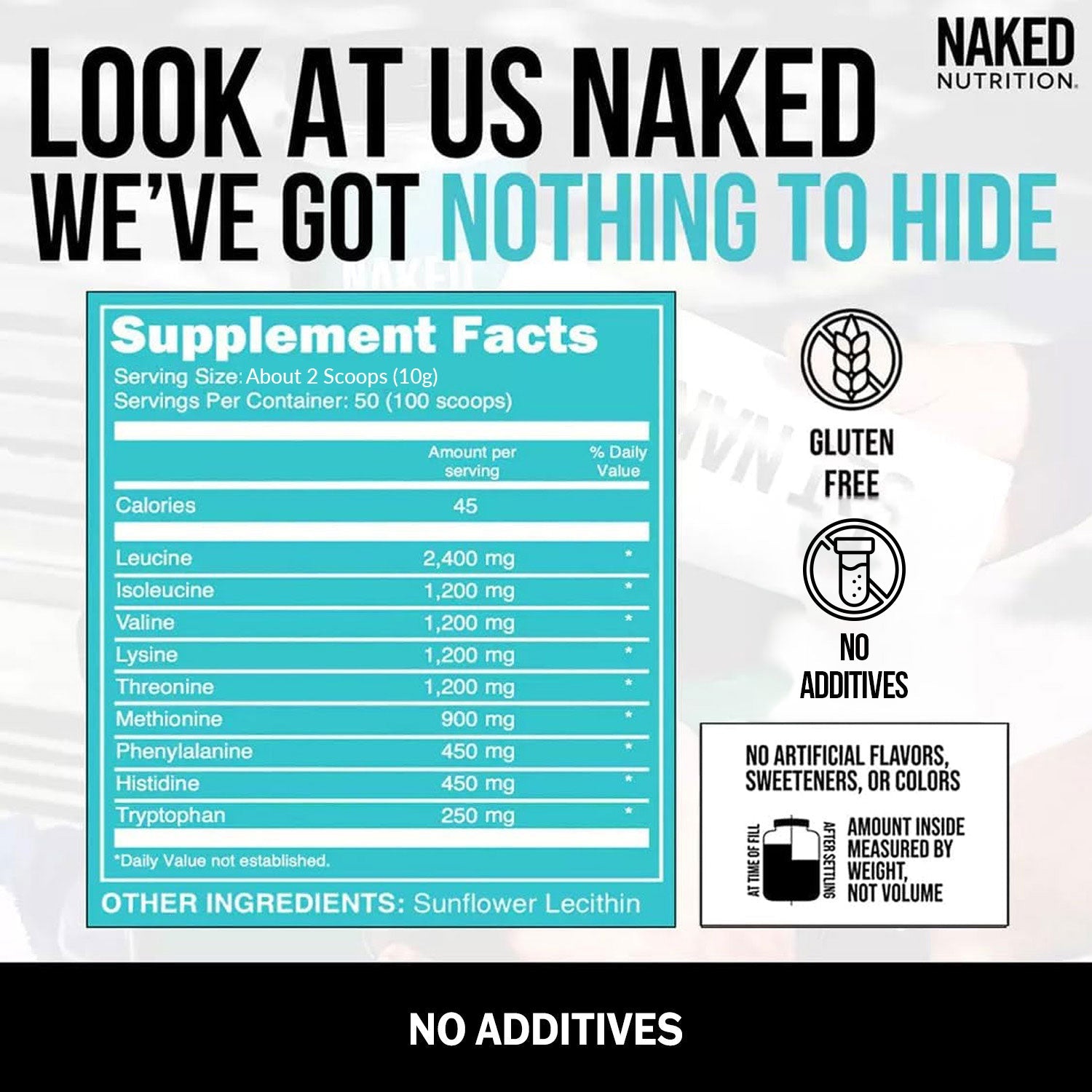 Essential Amino Acids Supplement - Essential Amino Acids Made for Quick Mixing Around Workouts