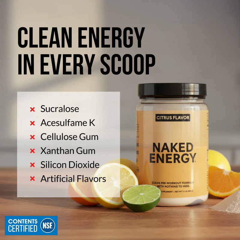 Citrus Pre Workout Supplement - Citrus Made for Quick Mixing Around Workouts