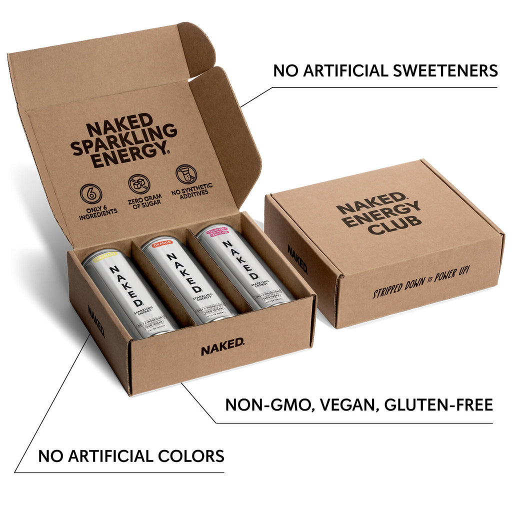 Sparkling Energy Sample Kits - Sample Pack Made for Quick and Simple Drink Routines