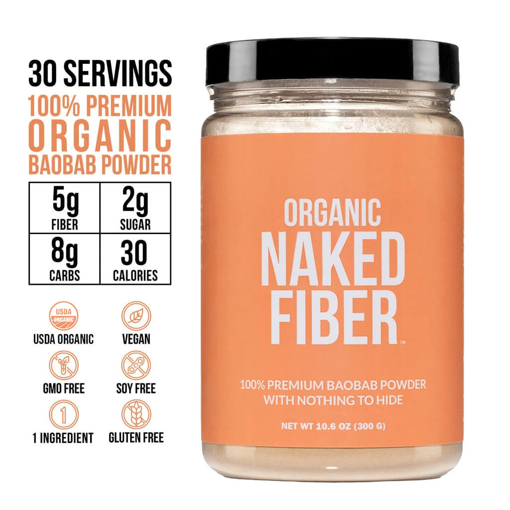 Organic Fiber Supplement Made for Flexible Home or Travel Use