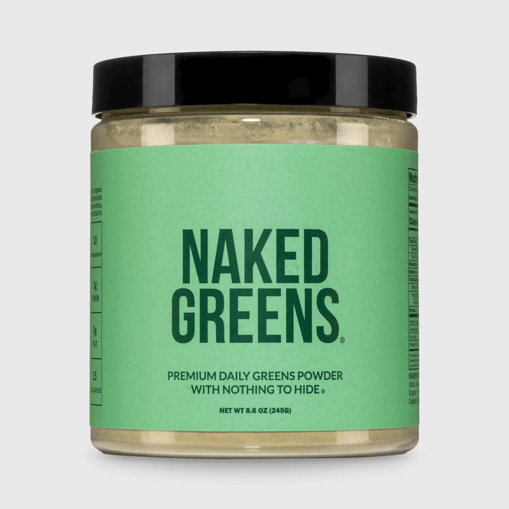 Organic Greens, Prebiotic and Probiotic Powder Made for Flexible Home or Travel Use