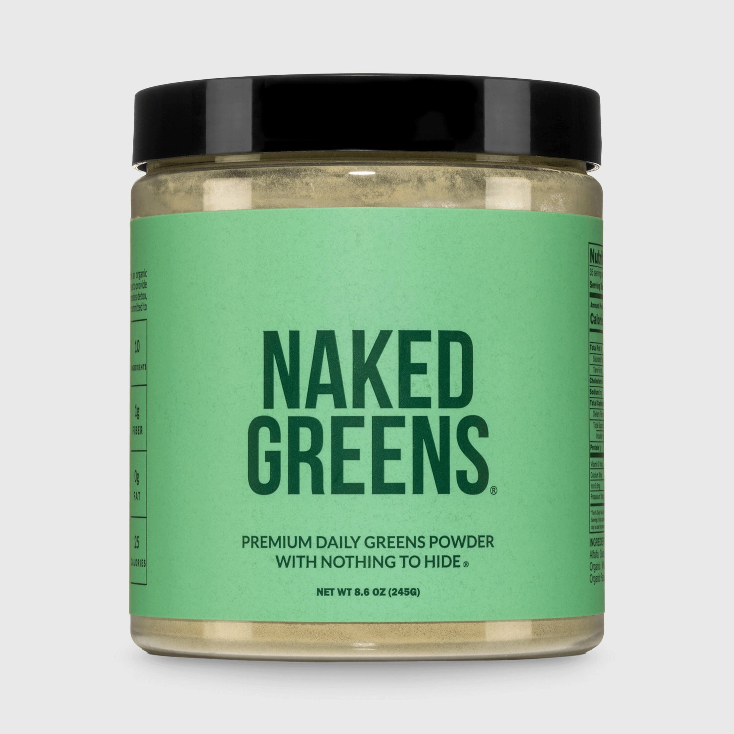 Organic Greens, Prebiotic and Probiotic Powder Made for Flexible Home or Travel Use