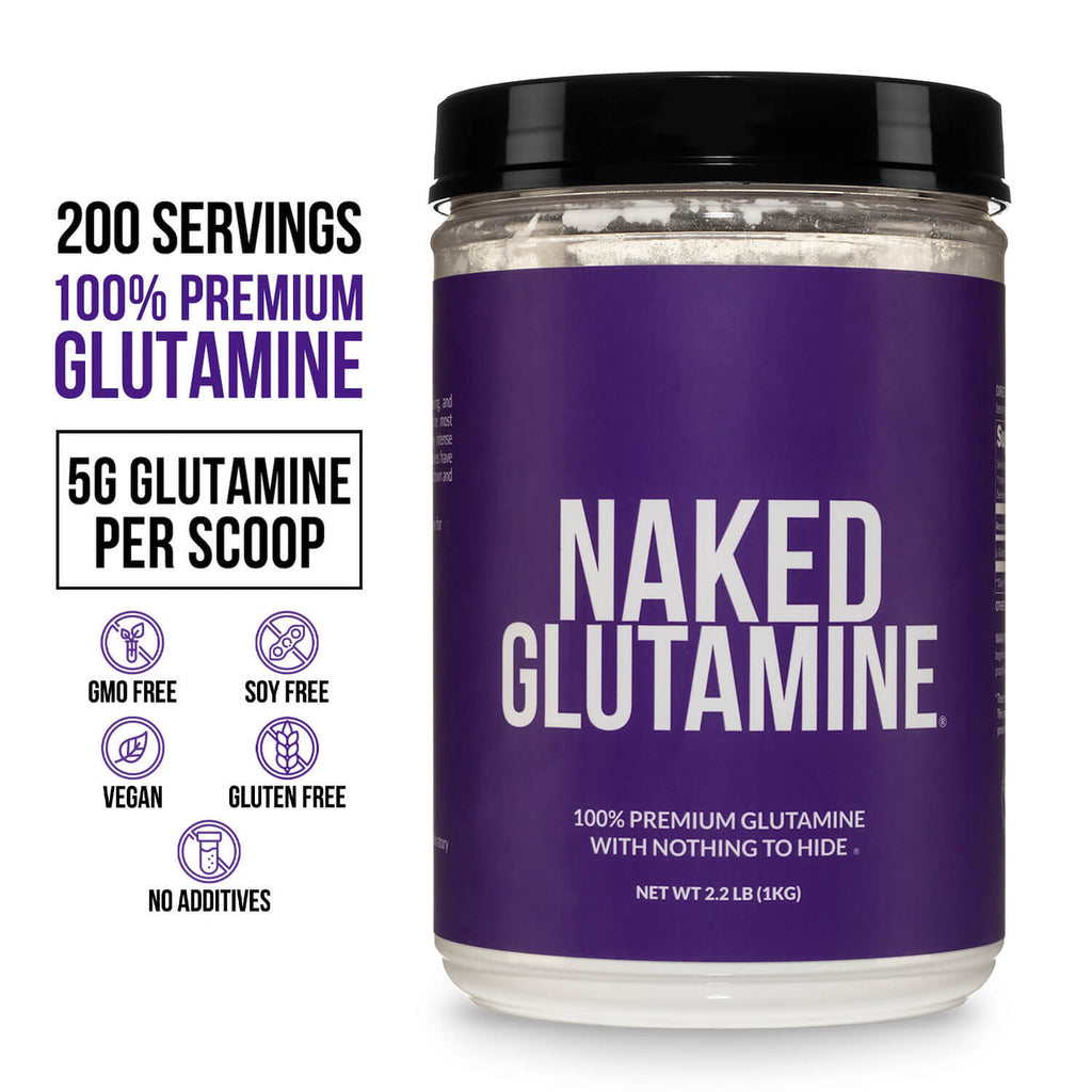 Glutamine Powder - 2.2LB Made for Quick Mixing Around Workouts