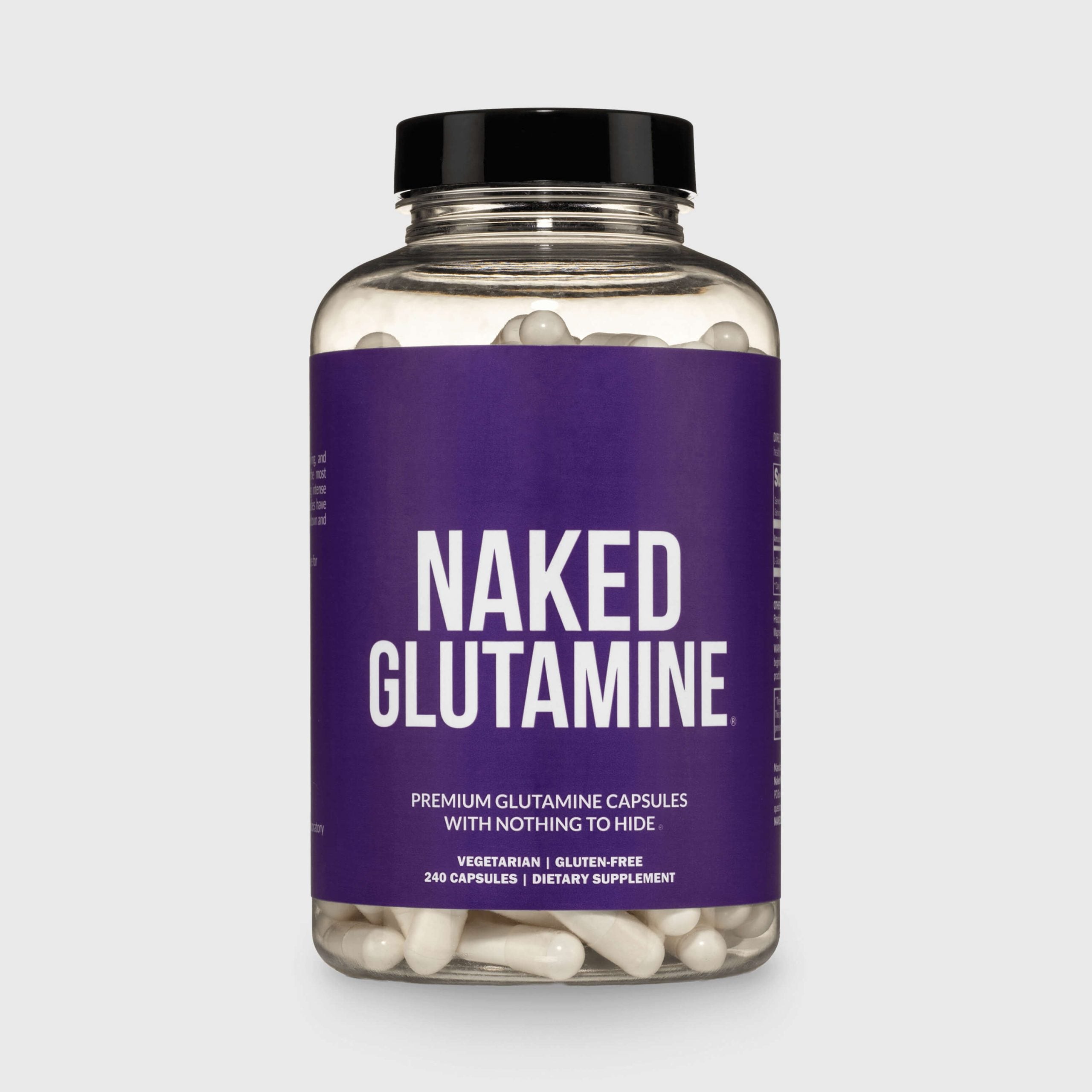 Glutamine Capsules - Capsules Made for Quick Mixing Around Workouts