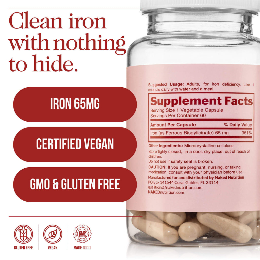 Daily Iron Supplement - Iron Made for Easy, Consistent Everyday Use