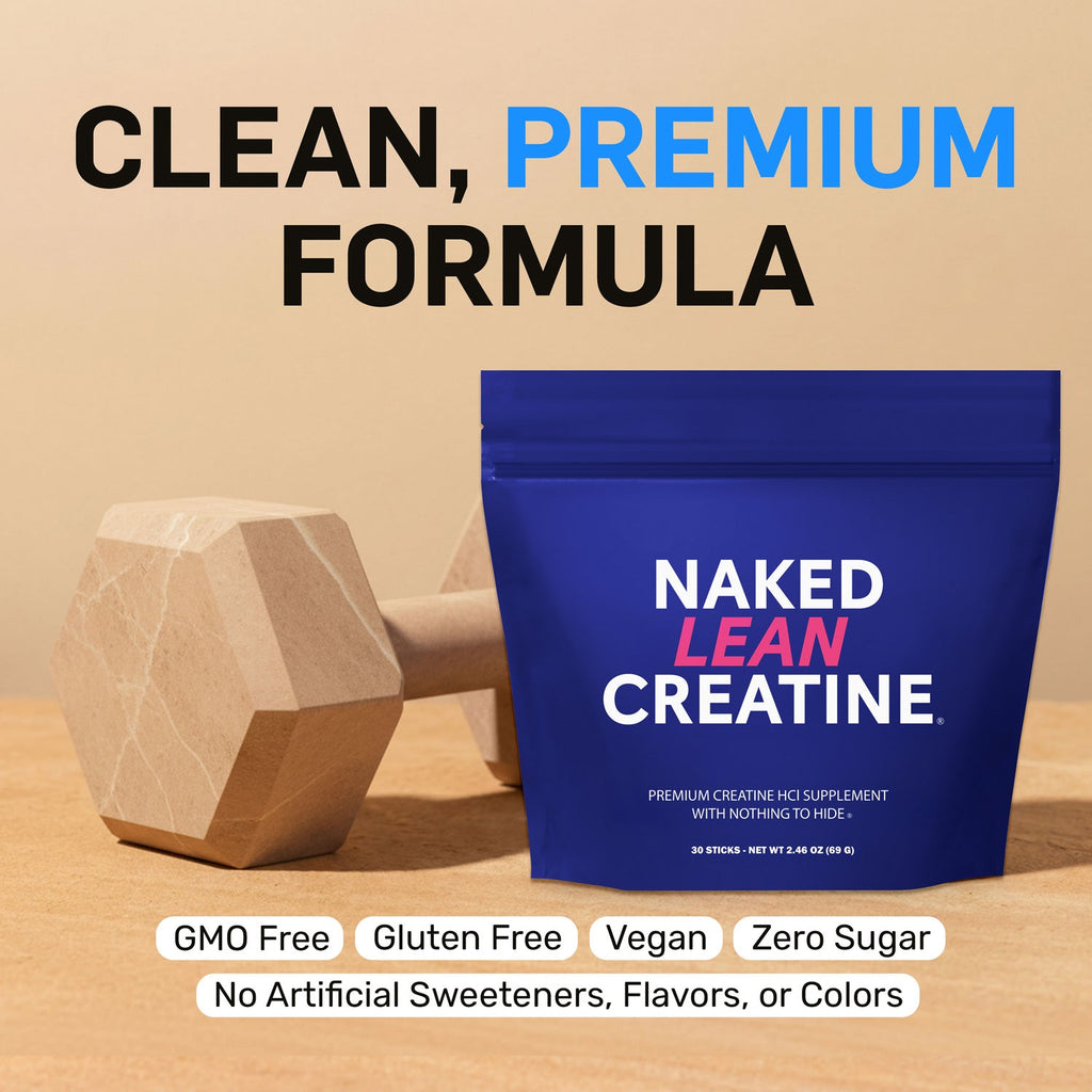 Creatine HCl Travel Packets - Stick Packs Made for Quick Mixing Around Workouts