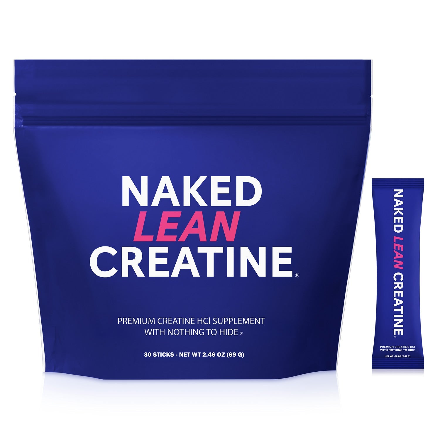 Creatine HCl Travel Packets - Stick Packs Made for Quick Mixing Around Workouts