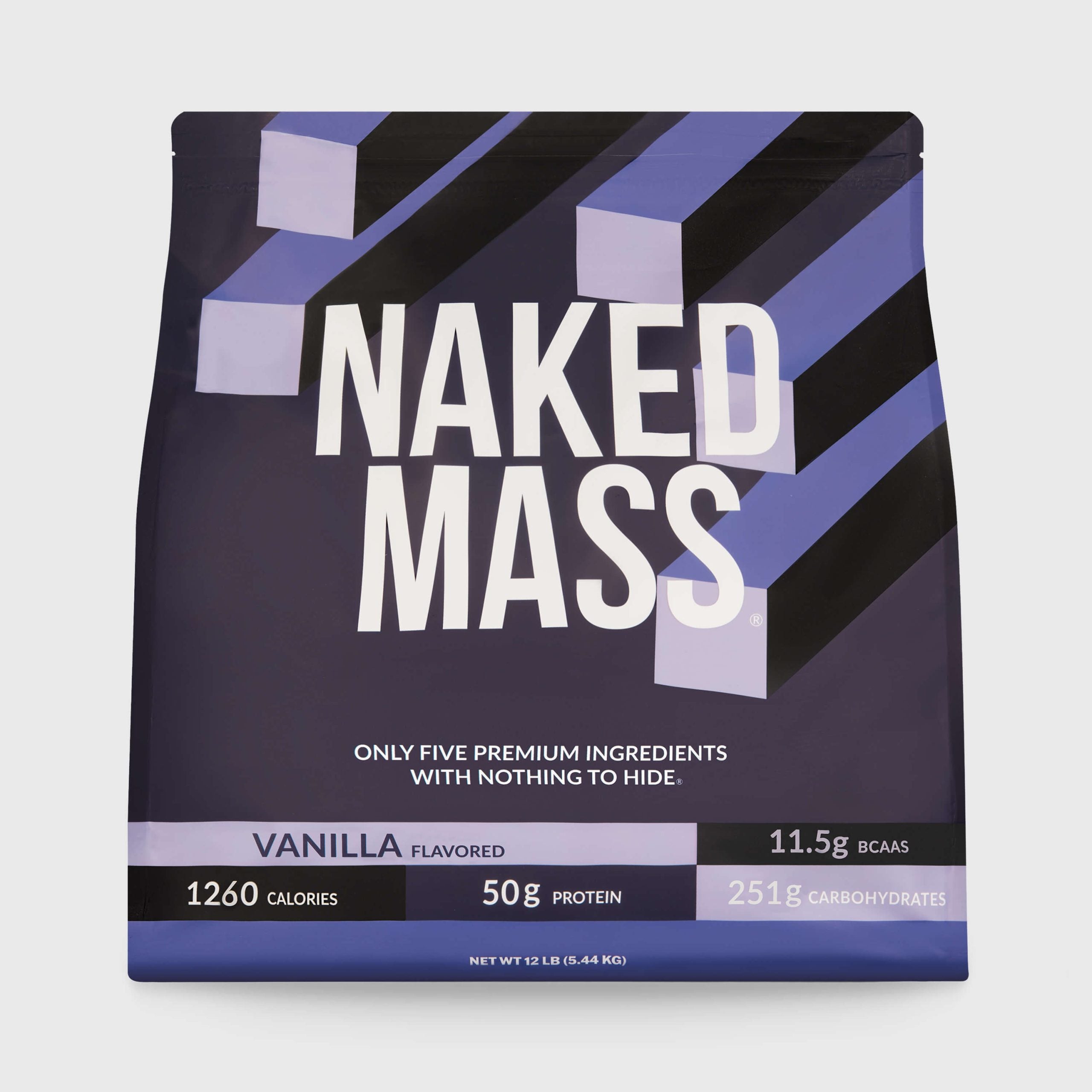 Vanilla Mass Gainer Protein Supplement - Vanilla 12LB for Straightforward High - Calorie Nutrition