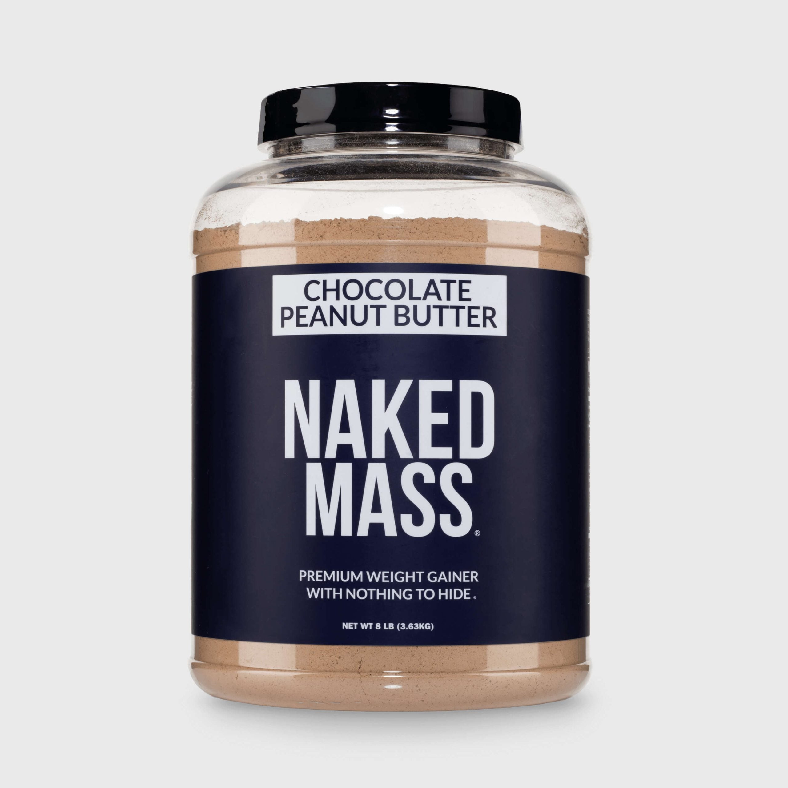 Chocolate Peanut Butter Mass Gainer Protein Supplement - Chocolate PB for Straightforward High - Calorie Nutrition