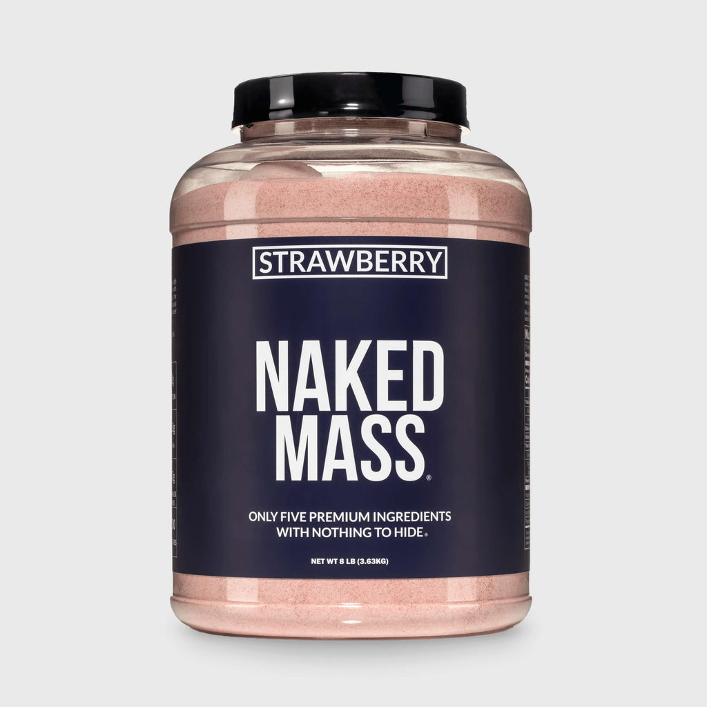 Strawberry Mass Gainer Protein Supplement - Strawberry for Straightforward High - Calorie Nutrition