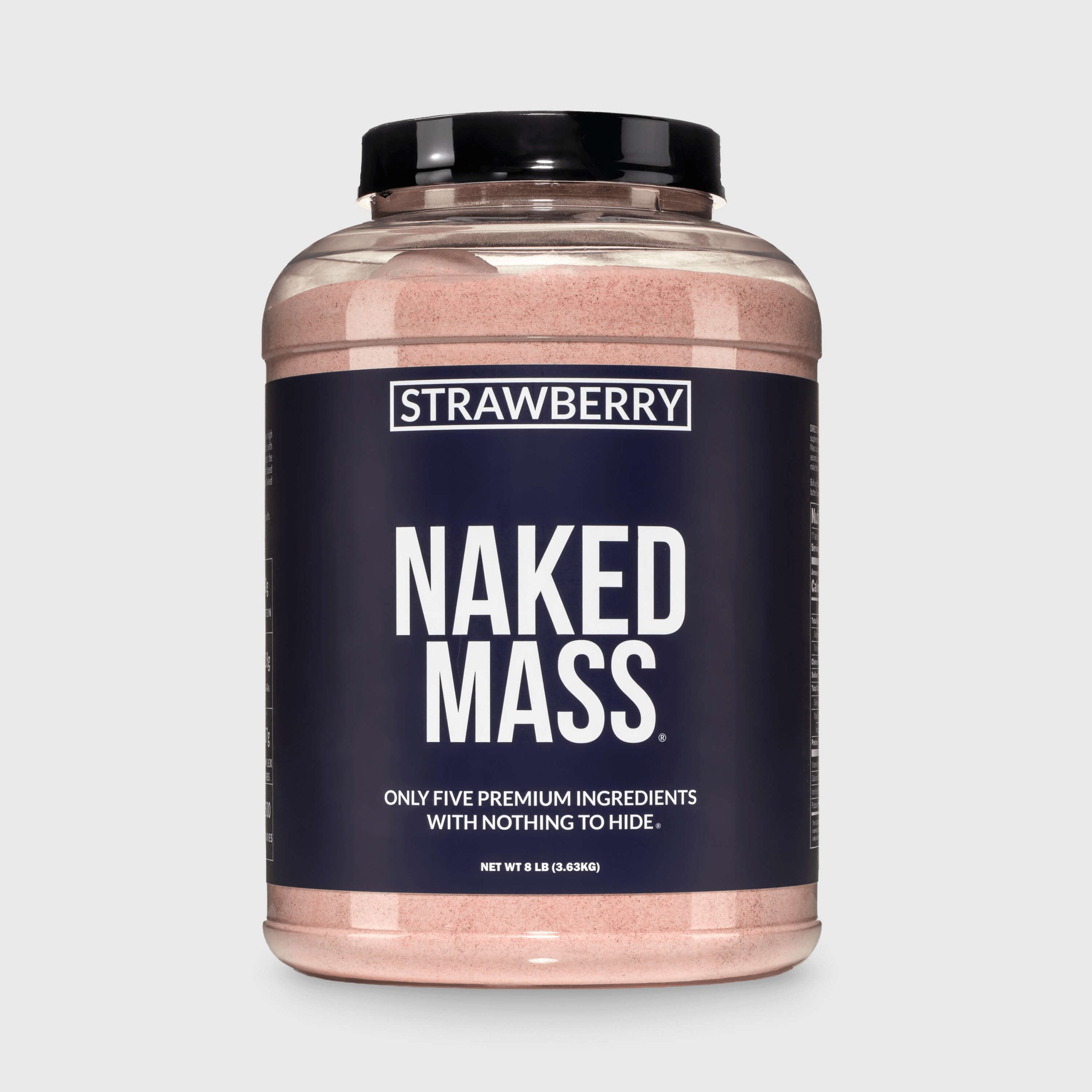 Strawberry Mass Gainer Protein Supplement - Strawberry for Straightforward High - Calorie Nutrition