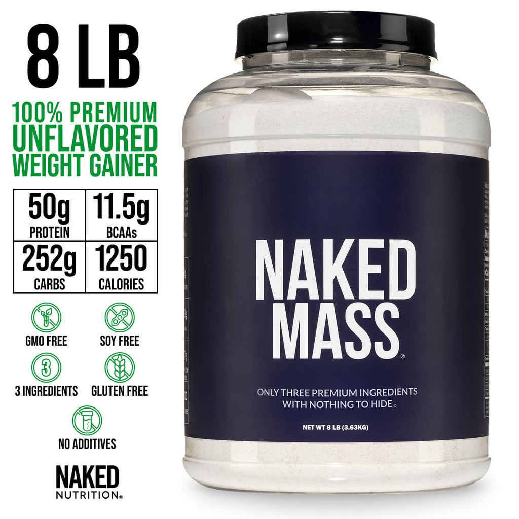 Mass Gainer Protein Supplement - Unflavored for Straightforward High - Calorie Nutrition