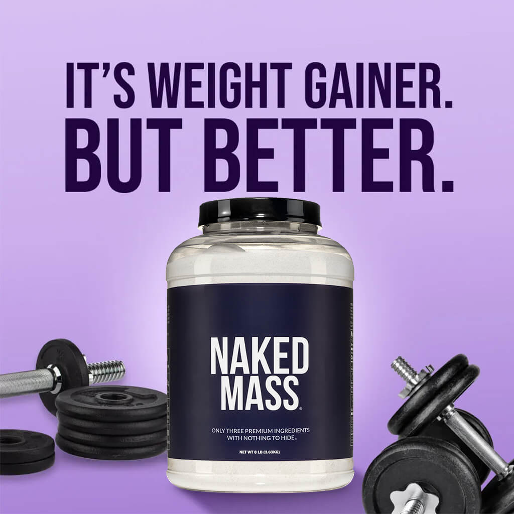 Mass Gainer Protein Supplement - Unflavored for Straightforward High - Calorie Nutrition
