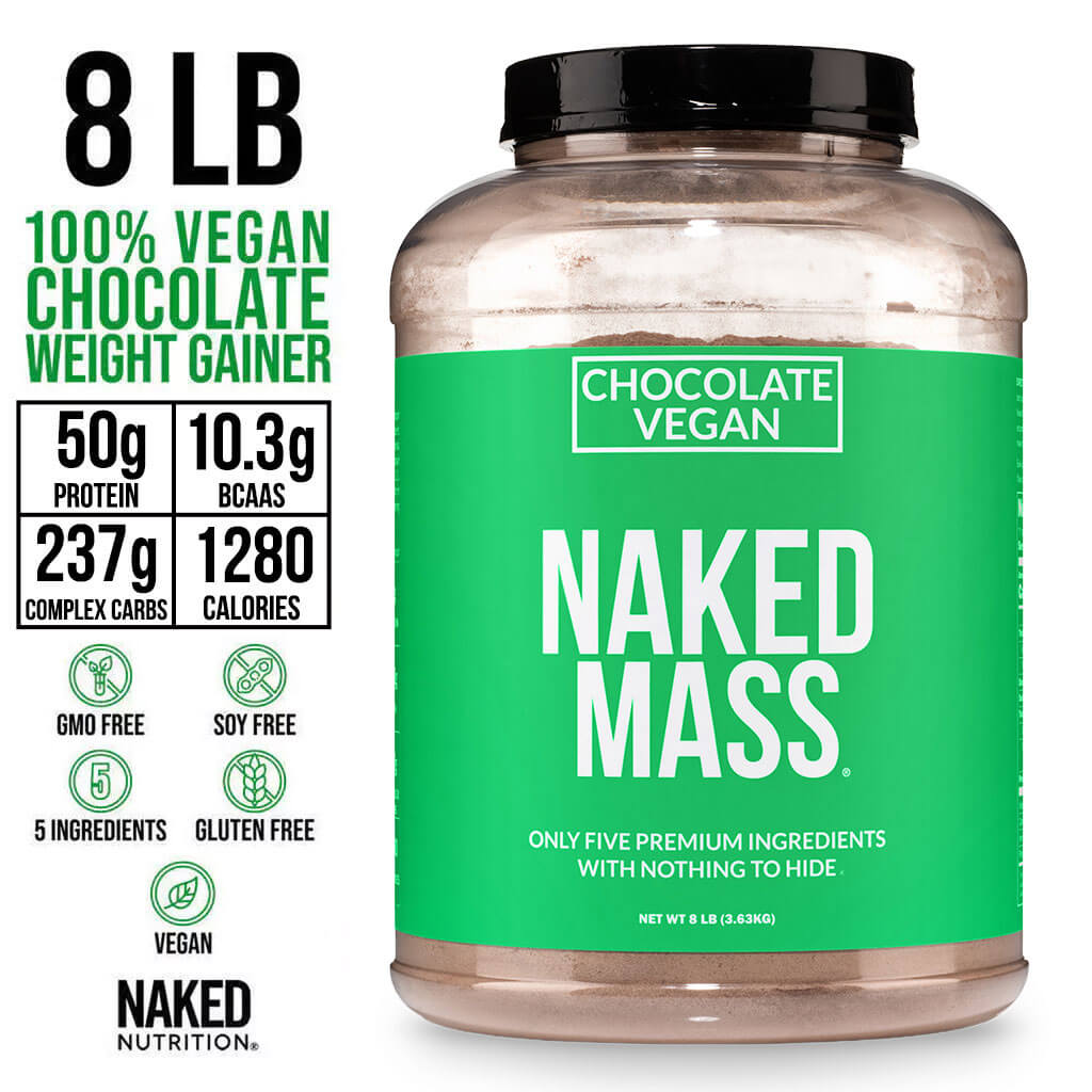 Chocolate Vegan Mass Gainer Supplement - Chocolate (Vegan) for Straightforward High - Calorie Nutrition