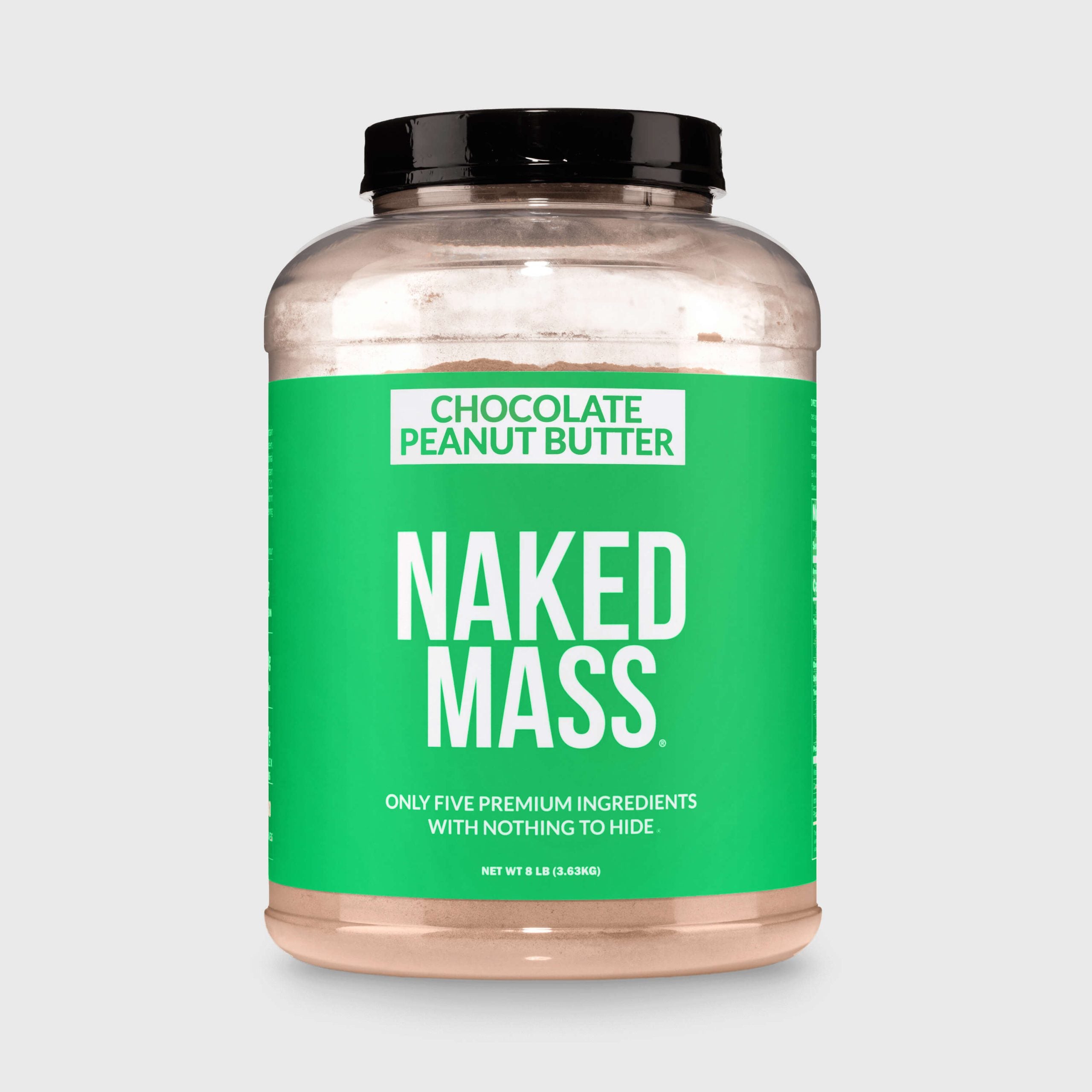 Chocolate Peanut Butter Vegan Mass Gainer Supplement - Chocolate PB (Vegan) for Straightforward High - Calorie Nutrition
