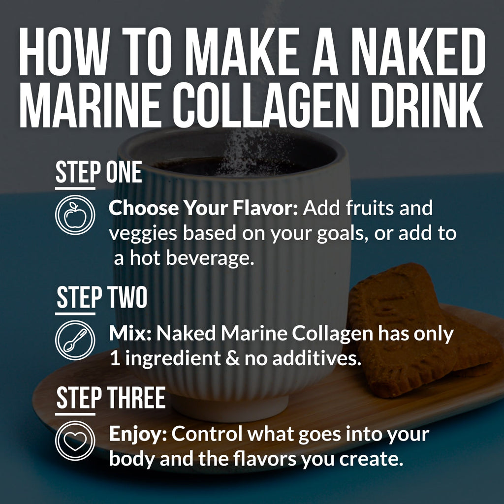 Marine Collagen Peptides Protein Powder - Marine Collagen Made for Convenient Daily Collagen Use