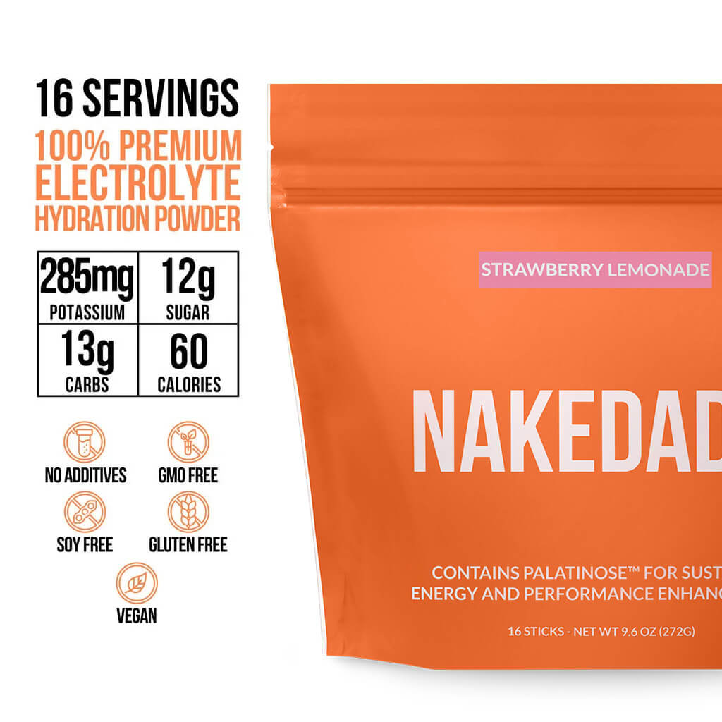Electrolytes Powder Packets - Strawberry Lemonade - Strawberry Lemonade Made for Simple Hydration Routines
