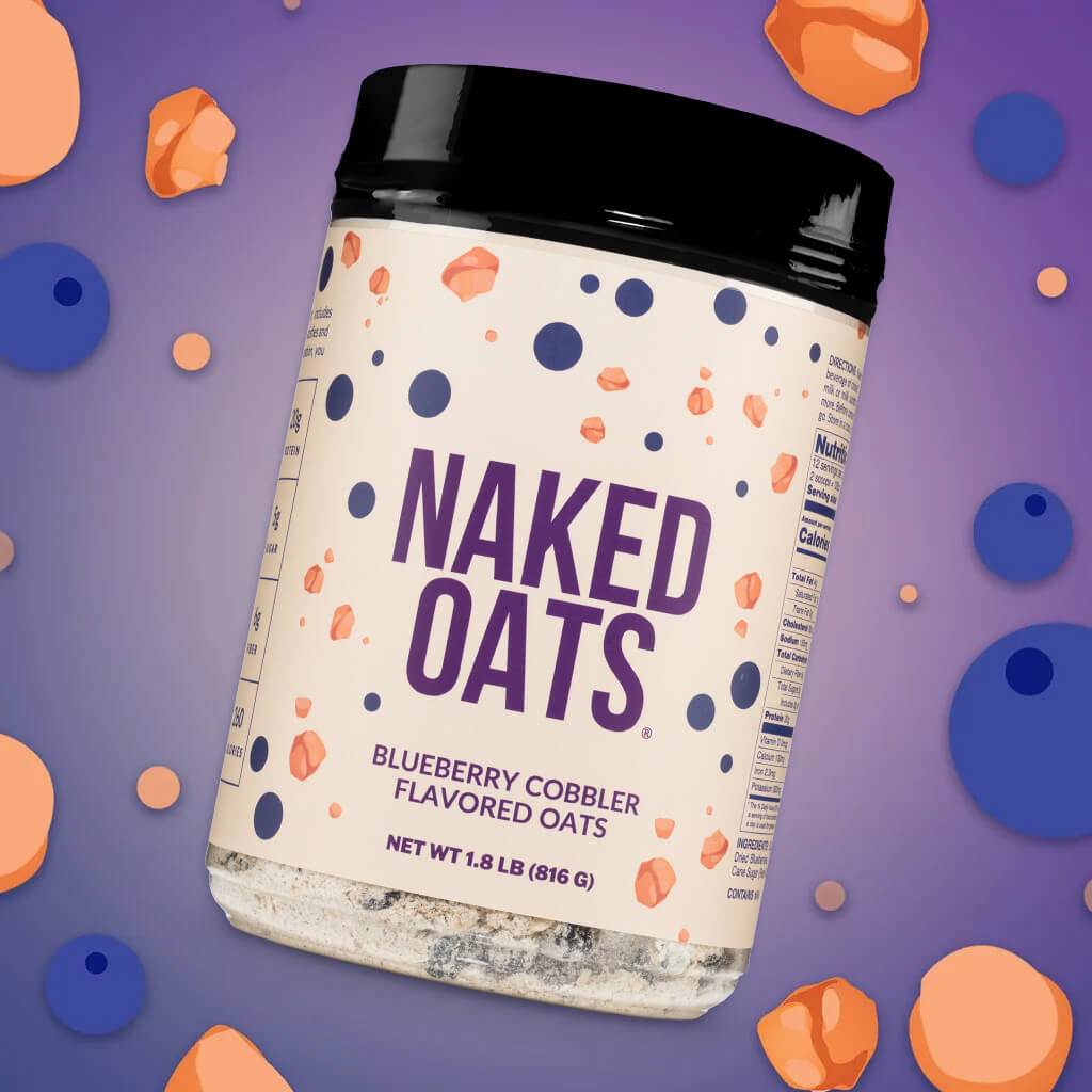 Blueberry Cobbler Protein Oats - Blueberry Cobbler for Simple Oatmeal and Breakfast Routines