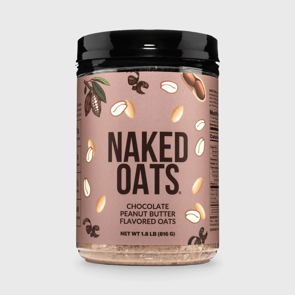 Chocolate Peanut Butter Protein Oats - Chocolate Peanut Butter for Simple Oatmeal and Breakfast Routines