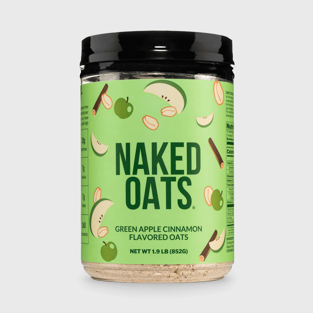 Green Apple Cinnamon Protein Oats - Green Apple Cinnamon for Simple Oatmeal and Breakfast Routines